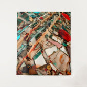 Farbenfrohe Mosaiktapestes Wandteppich (Vorderseite)