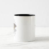 Farbenfrohe Moth Monogram Zweifarbige Tasse (Mittel)