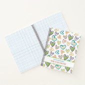 Farbenfrohe Motivation Journal - Glaube einfach. Notizblock (Innenseite)