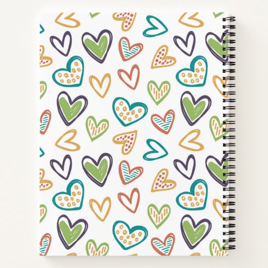 Farbenfrohe Motivation Journal - Glaube einfach. Notizblock (Rückseite)