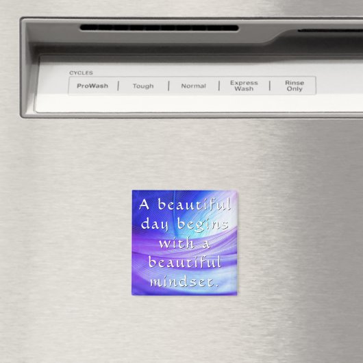 Farbenfrohe Motivierend und inspirierende Worte Magnet (In Situ (Geschirrspüler))