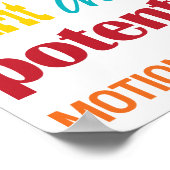 Farbenfrohe Motivierend Word Collage Chiropractic Poster (Ecke)
