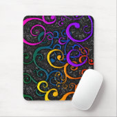 Farbenfrohe Mousepad Geblüht Muster (Mit Mouse)