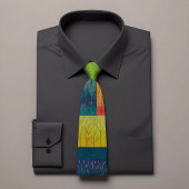 Farbenfrohe Multi-gemusterte Krawatte