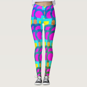 Farbenfrohe Multiprint-Leggings Leggings