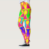 Farbenfrohe Multiprint-Leggings Leggings (Links)