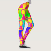 Farbenfrohe Multiprint-Leggings Leggings (Rechts)