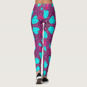 Farbenfrohe Multiprint-Leggings Leggings (Rückseite)