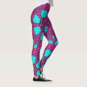 Farbenfrohe Multiprint-Leggings Leggings (Rechts)