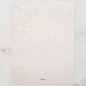 Farbenfrohe Muschel Grenze zu Tan Briefbogen (Rückseite)