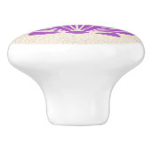 Farbenfrohe Muschel Scallop Schubknöpfe Keramikknauf (Seitenansicht)