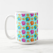 Farbenfrohe Muscheln Kaffeetasse (Links)