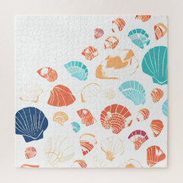 Farbenfrohe Muscheln Puzzle