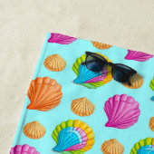 Farbenfrohe Muscheln Strandtuch (Beispiel)