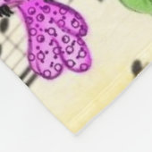 Farbenfrohe Musical Birds Fleece Blanken (Ecke)