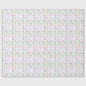 Farbenfrohe musikalische Hinweise Geschenkpapier (Flach)