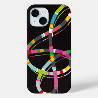 Farbenfrohe musikalische Noten Musik Treble Artist Case-Mate iPhone Hülle