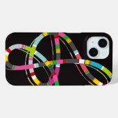 Farbenfrohe musikalische Noten Musik Treble Artist Case-Mate iPhone Hülle (Rückseite (Horizontal))