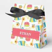 Farbenfrohe Musikinstrumente Muster für Kinder Geschenkschachtel (Vorderseite)