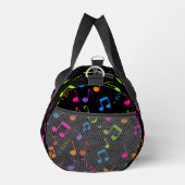 Farbenfrohe Musikszettel Design Duffel Bag Duffle Bag (Rechts)