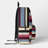 Farbenfrohe Muster Bedruckter Rucksack (Links)