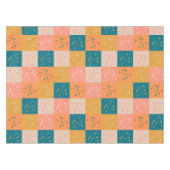 Farbenfrohe Muster des modernen Atommotif-Musters Tischdecke (Vorderseite (Horizontal))