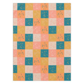 Farbenfrohe Muster des modernen Atommotif-Musters Tischdecke (Vorderseite)