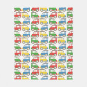 Farbenfrohe Muster Fleecedecke (Vorderseite)