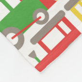 Farbenfrohe Muster Fleecedecke (Ecke)