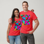 Farbenfrohe Muster Fun T-Shirt (Unisex)