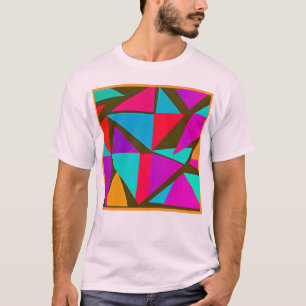 Farbenfrohe Muster Fun T-Shirt
