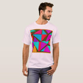 Farbenfrohe Muster Fun T-Shirt (Vorne ganz)