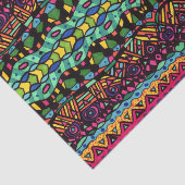 Farbenfrohe Muster für Abstrakte Geometrie Seidenpapier (Ausschnitt)