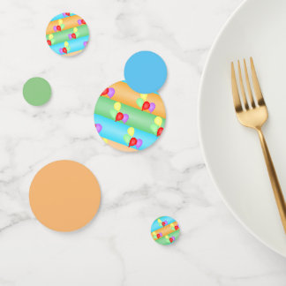 Farbenfrohe Muster für die Balloons Konfetti