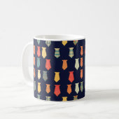Farbenfrohe Muster für kleine Krawatte Kaffeetasse (Vorderseite Links)