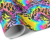 Farbenfrohe Muster für Tierdrucke Geschenkpapier (Rolleneckpunkt)