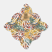 Farbenfrohe Muster für Tierdrucke Geschenkschachtel (Ungefaltet)