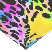 Farbenfrohe Muster für Tierdrucke Kurzer Tischläufer (Ecke)