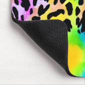 Farbenfrohe Muster für Tierdrucke Mousepad (Ecke)