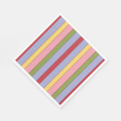 Farbenfrohe Muster für vertikale Streifen Serviette (Ecke)
