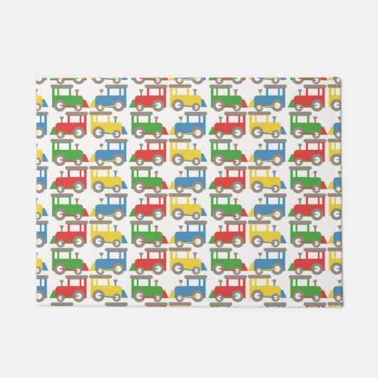 Farbenfrohe Muster Fußmatte (Vorderseite)