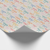 Farbenfrohe Muster Geschenkpapier (Ecke)