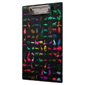 Farbenfrohe Muster Klemmbrett (Links)