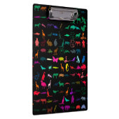 Farbenfrohe Muster Klemmbrett (Rechts)