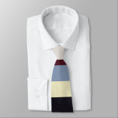 Farbenfrohe Muster Krawatte (Gebunden)