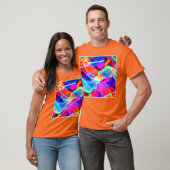Farbenfrohe Muster Magie T-Shirt (Unisex)