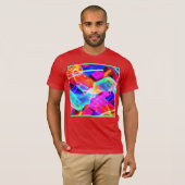 Farbenfrohe Muster Magie T-Shirt (Vorne ganz)