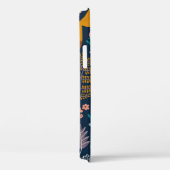 Farbenfrohe Muster mit Fuchs, Muster, Wald, Fall Case-Mate iPhone Hülle (Rückseite / Rechts)