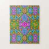 Farbenfrohe Muster Puzzle (Vertikal)