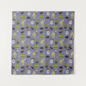 Farbenfrohe Muster Wandteppich (Vorderseite)